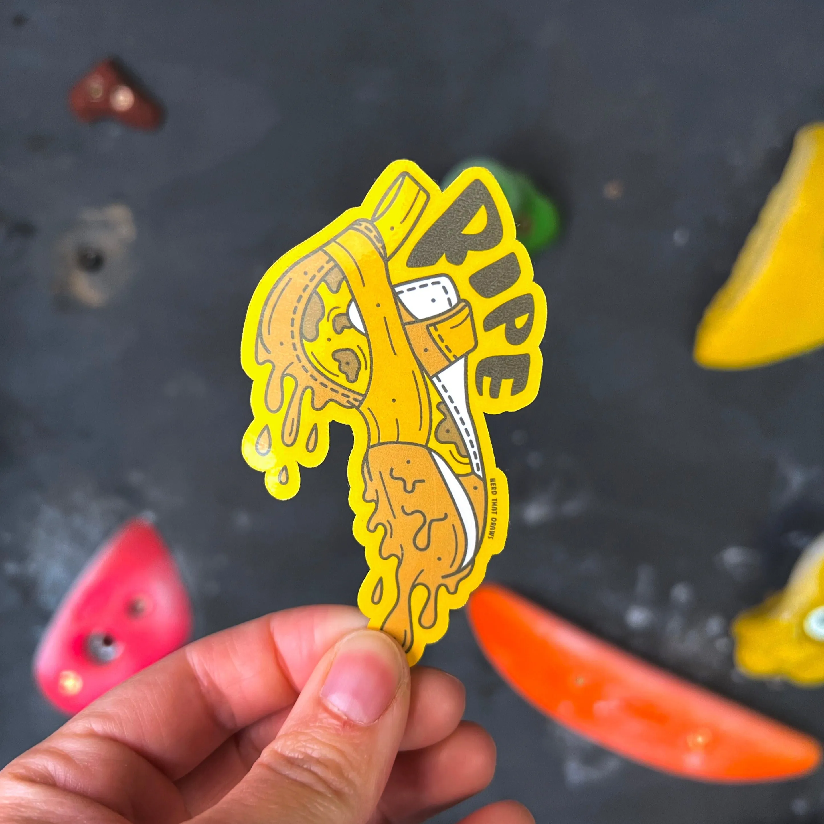 Climbing Bouldering Shoe Stickers - Pack or Singles
