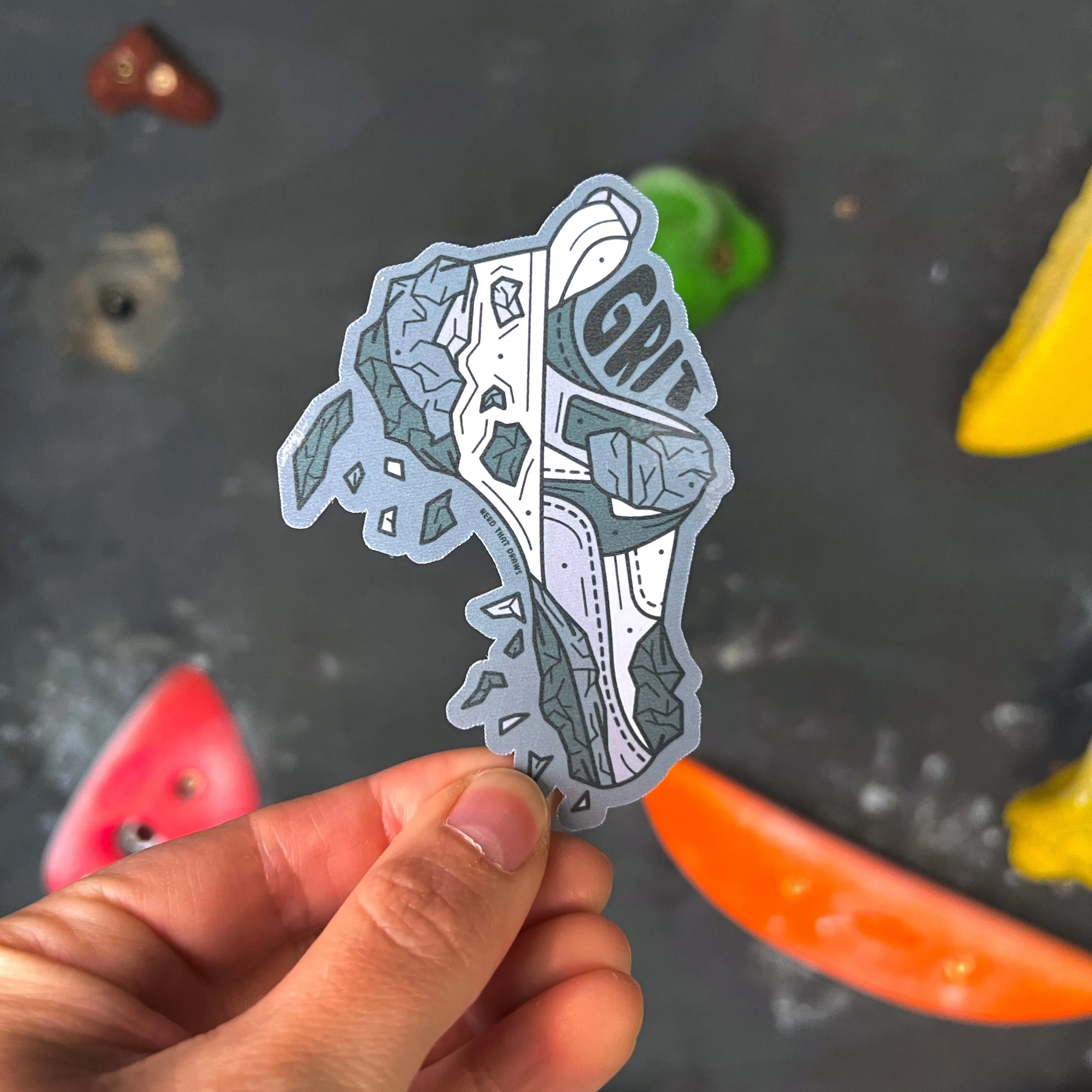 Climbing Bouldering Shoe Stickers - Pack or Singles