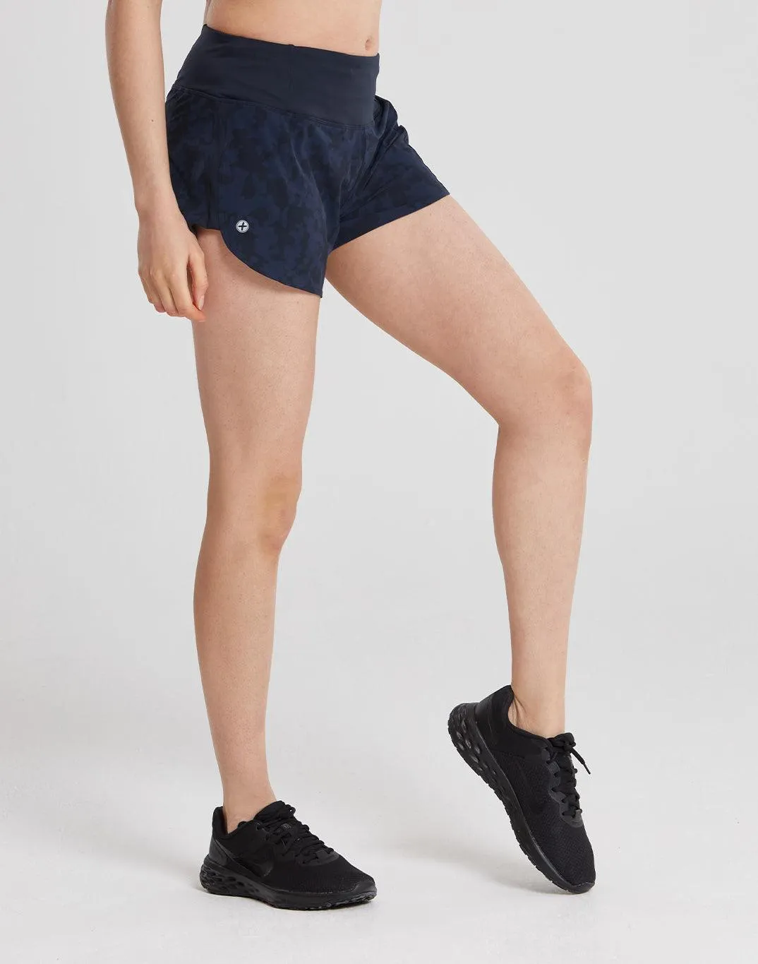 Contender 4" Shorts in Obsidian Camo Print