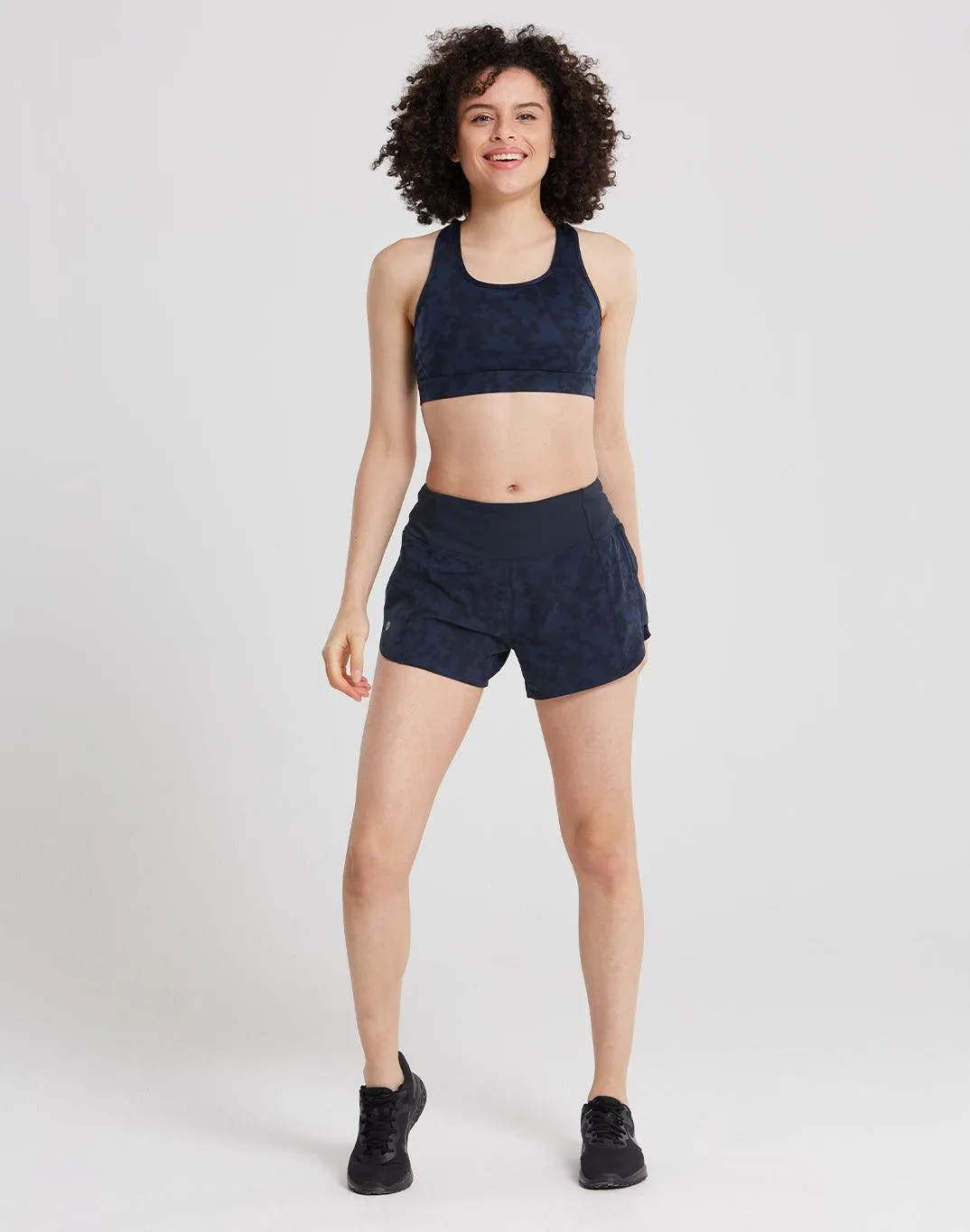 Contender 4" Shorts in Obsidian Camo Print