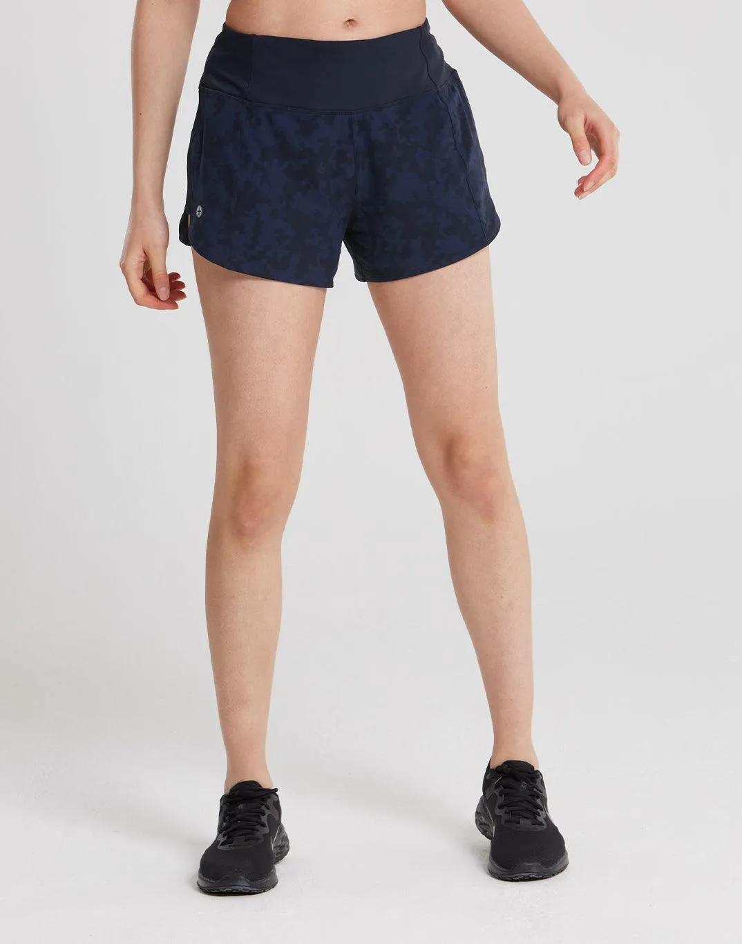 Contender 4" Shorts in Obsidian Camo Print