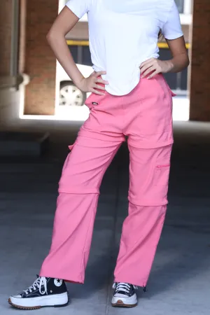 Convertible Recruit Cargo Pants - Tulip - FINAL SALE