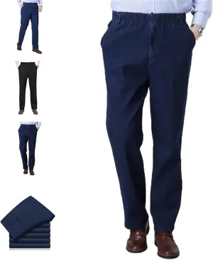 Cooliflex Jeans, Gentsflex - Flexible Waist Straight Fit Comfort Denim, Mens Elastic Waist Jeans Relaxed Fits