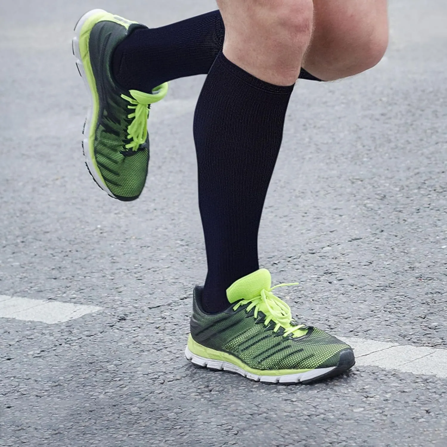 Copper Compression Socks Support Tibia Sleeve Leg And Long And Compression is Best Support for Athletic Running