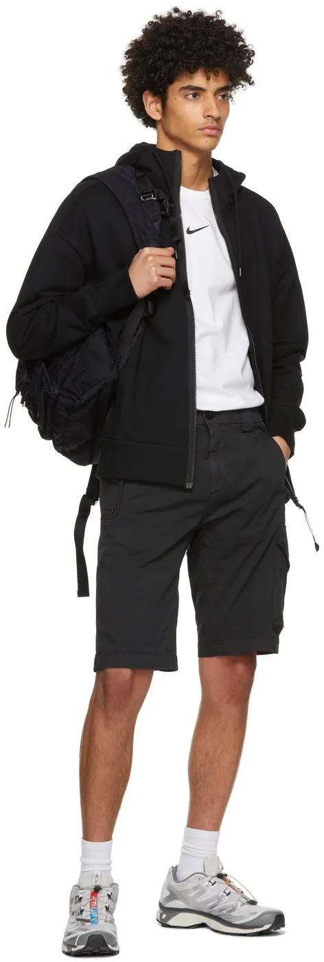 C.P. Company Black Bermuda Cargo Shorts