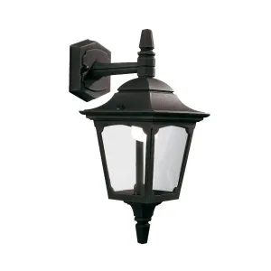 CPM2-BLACK Chapel 1 Light Mini Down Wall Light Black