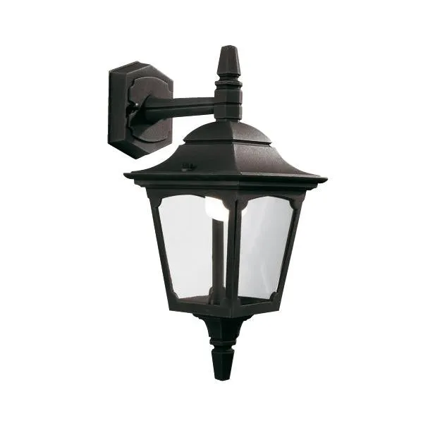 CPM2-BLACK Chapel 1 Light Mini Down Wall Light Black
