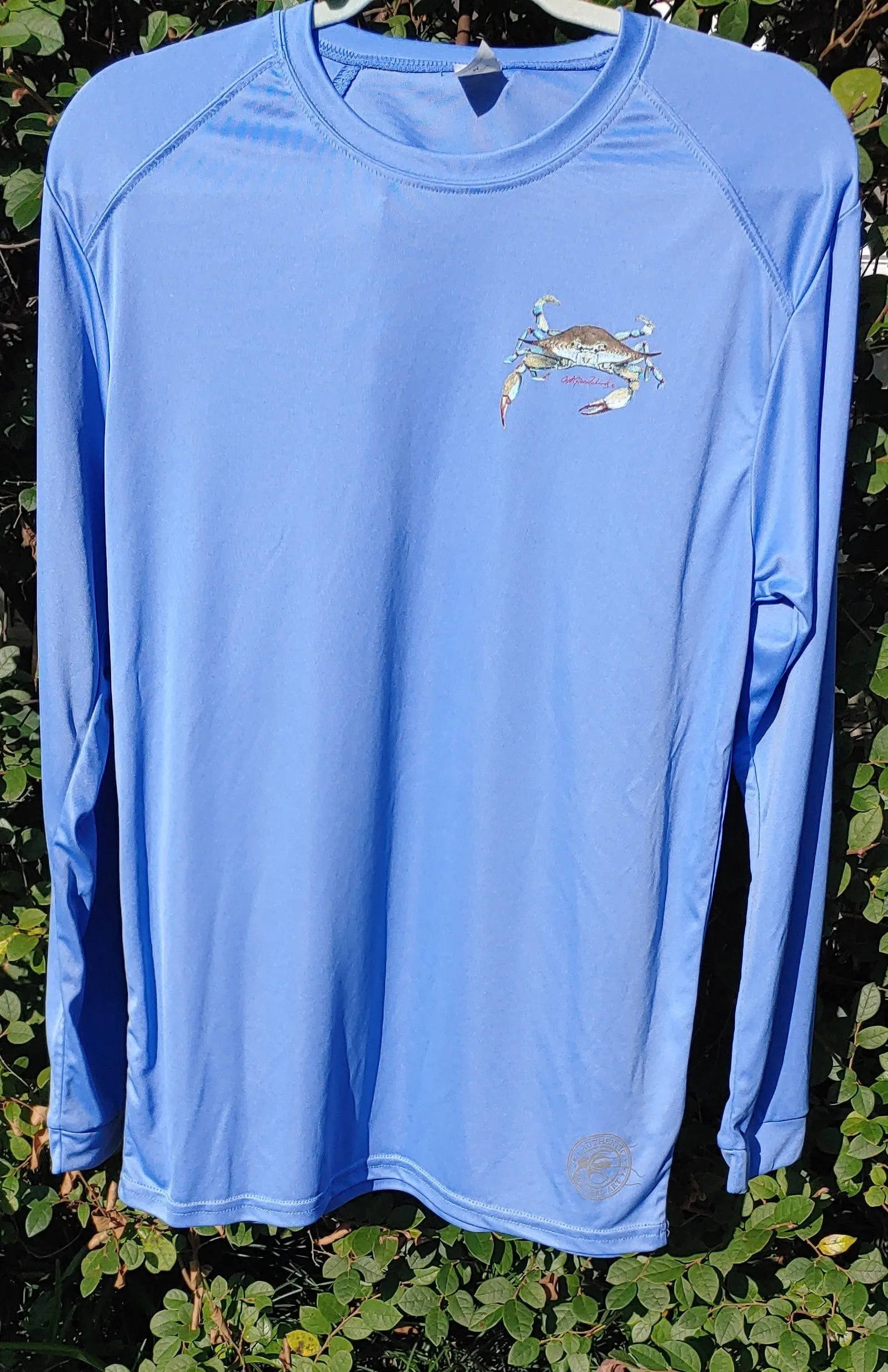 Crab Long Sleeve Quick Dry Crewneck T-Shirt