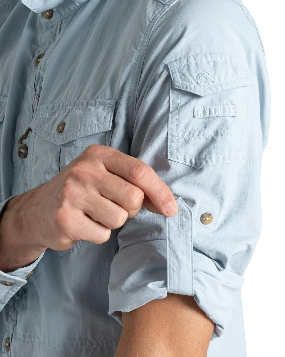 Craghoppers Mens NosiLife Adventure Long Sleeved Shirt III