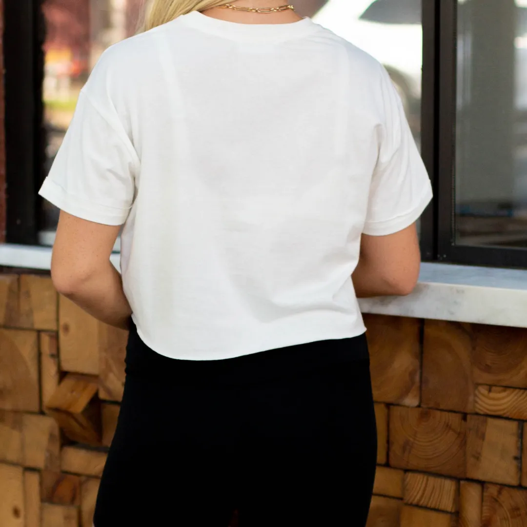 Crop T Shirt  - Off White