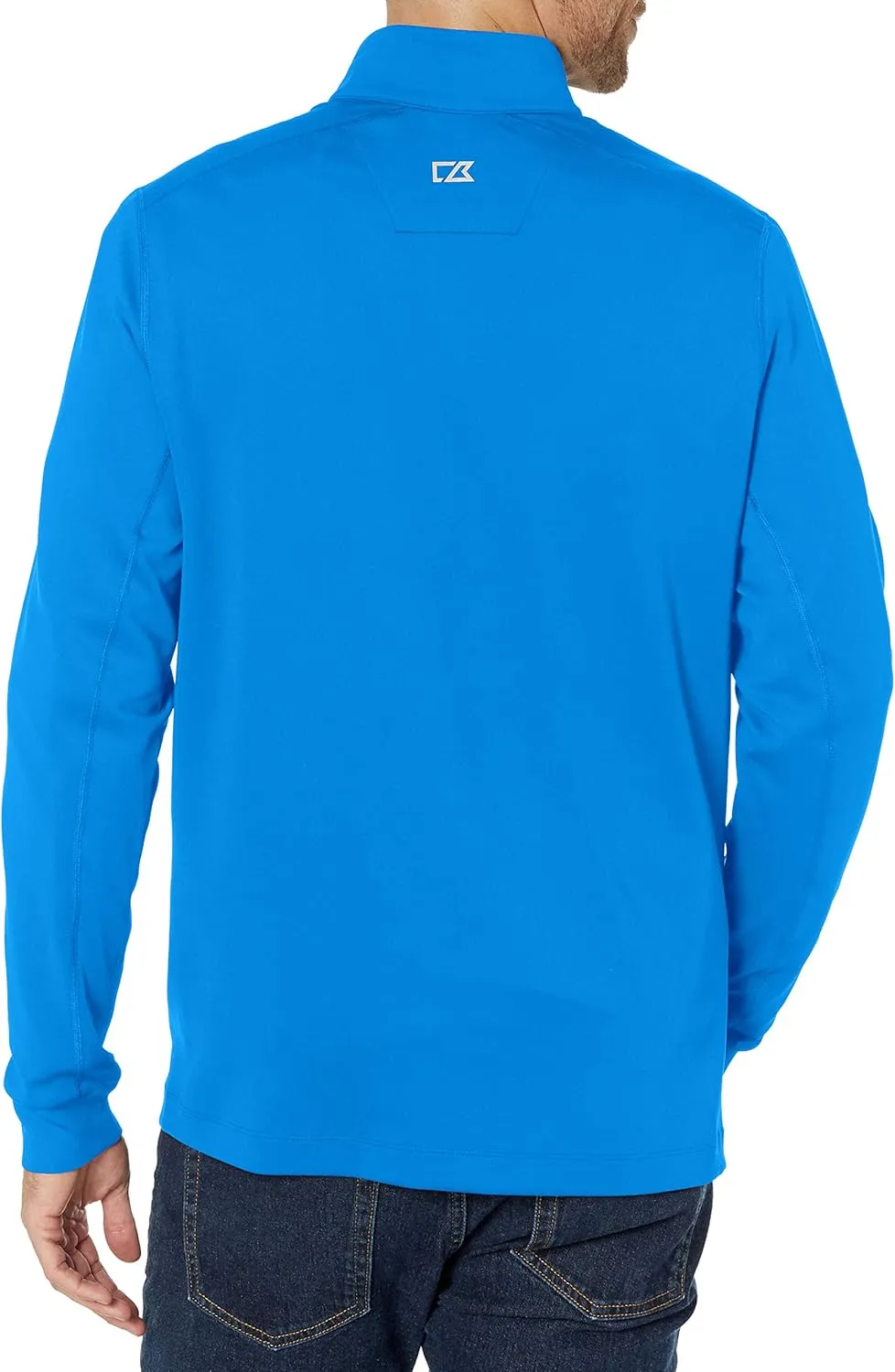 Cutter & Buck Men's Moisture Wicking Drytec UPF 50  Traverse Half Zip Pullover