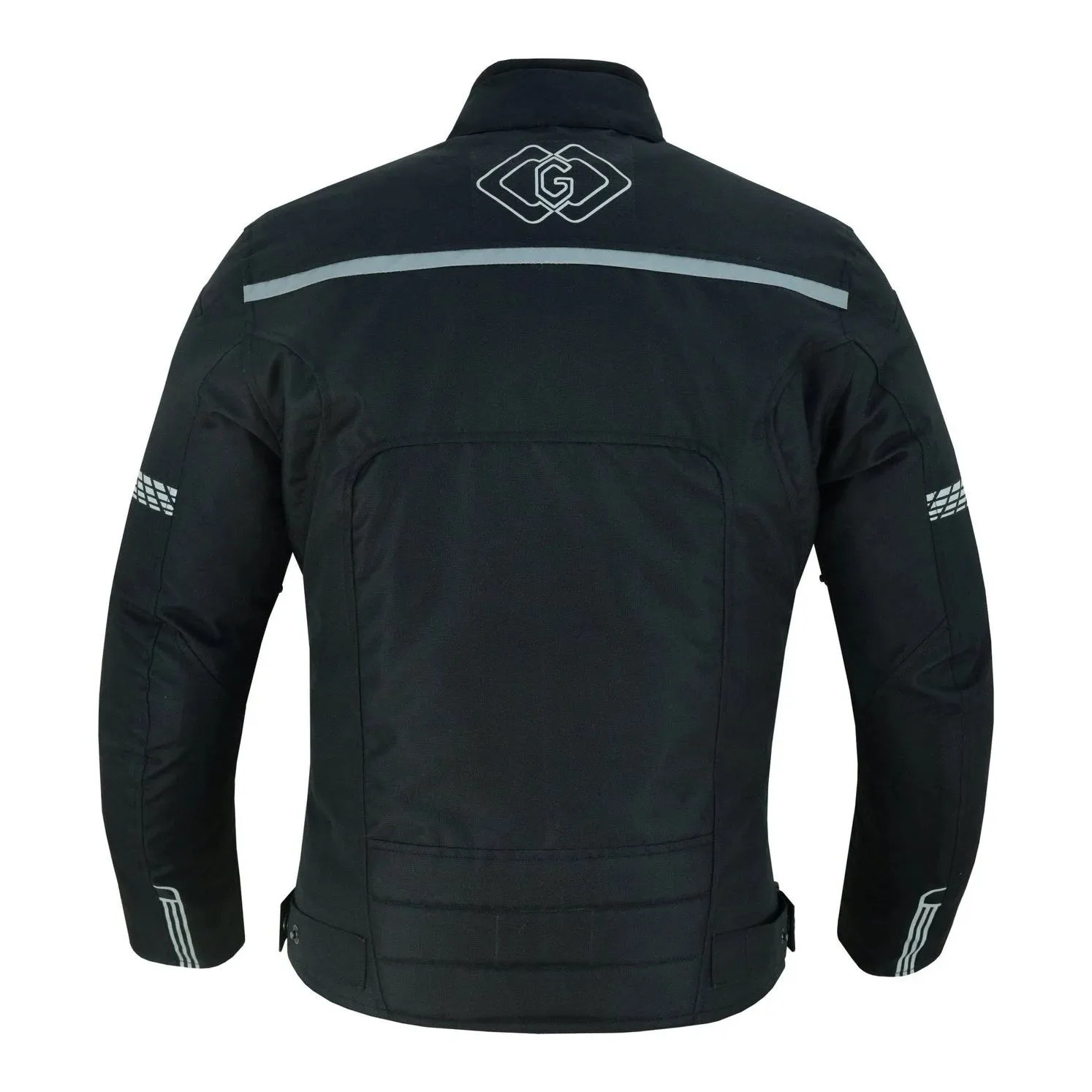 Devon Textile Reflective Motorcycle Armoured Waterproof Jacket