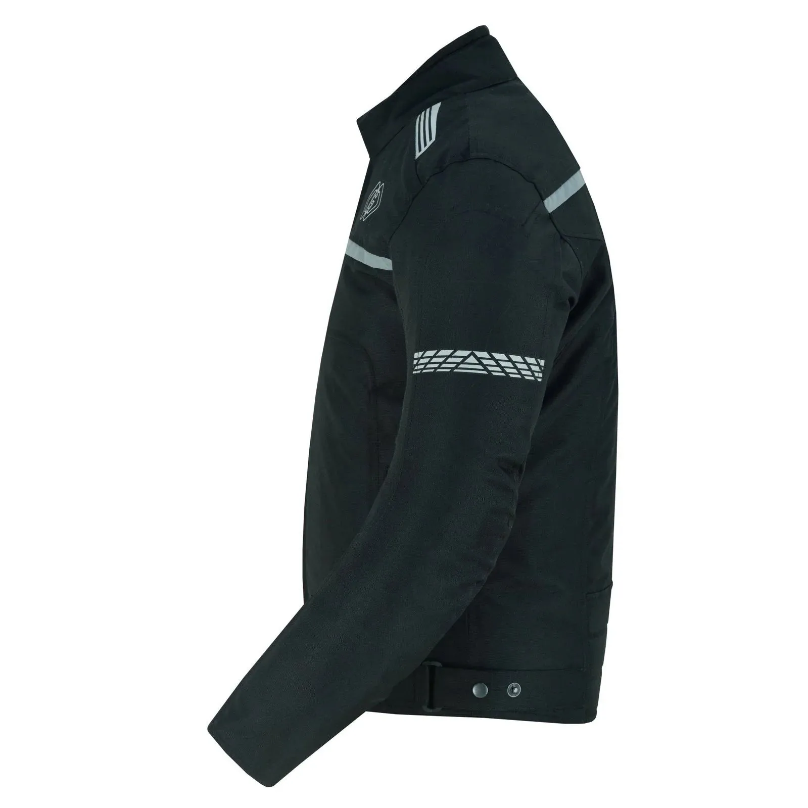 Devon Textile Reflective Motorcycle Armoured Waterproof Jacket