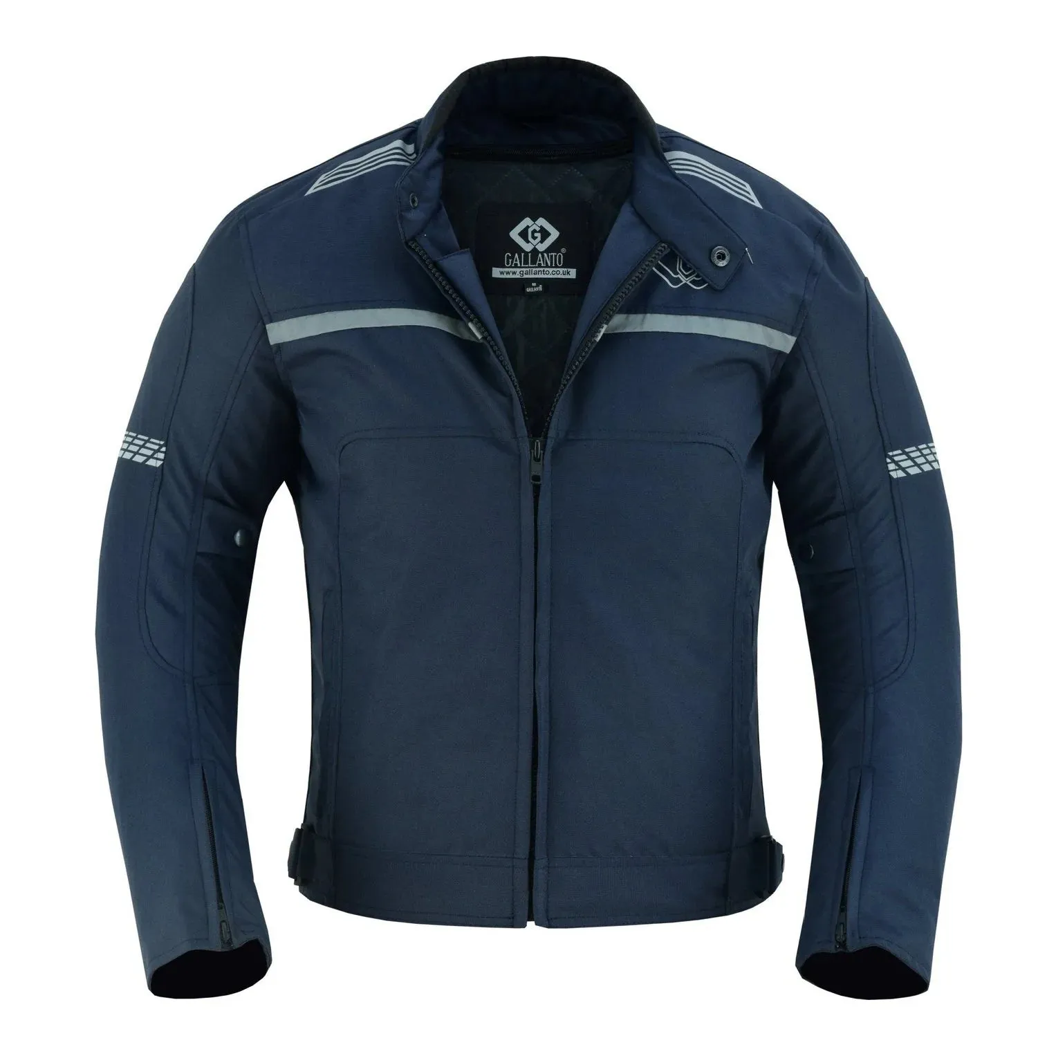 Devon Textile Reflective Motorcycle Armoured Waterproof Jacket