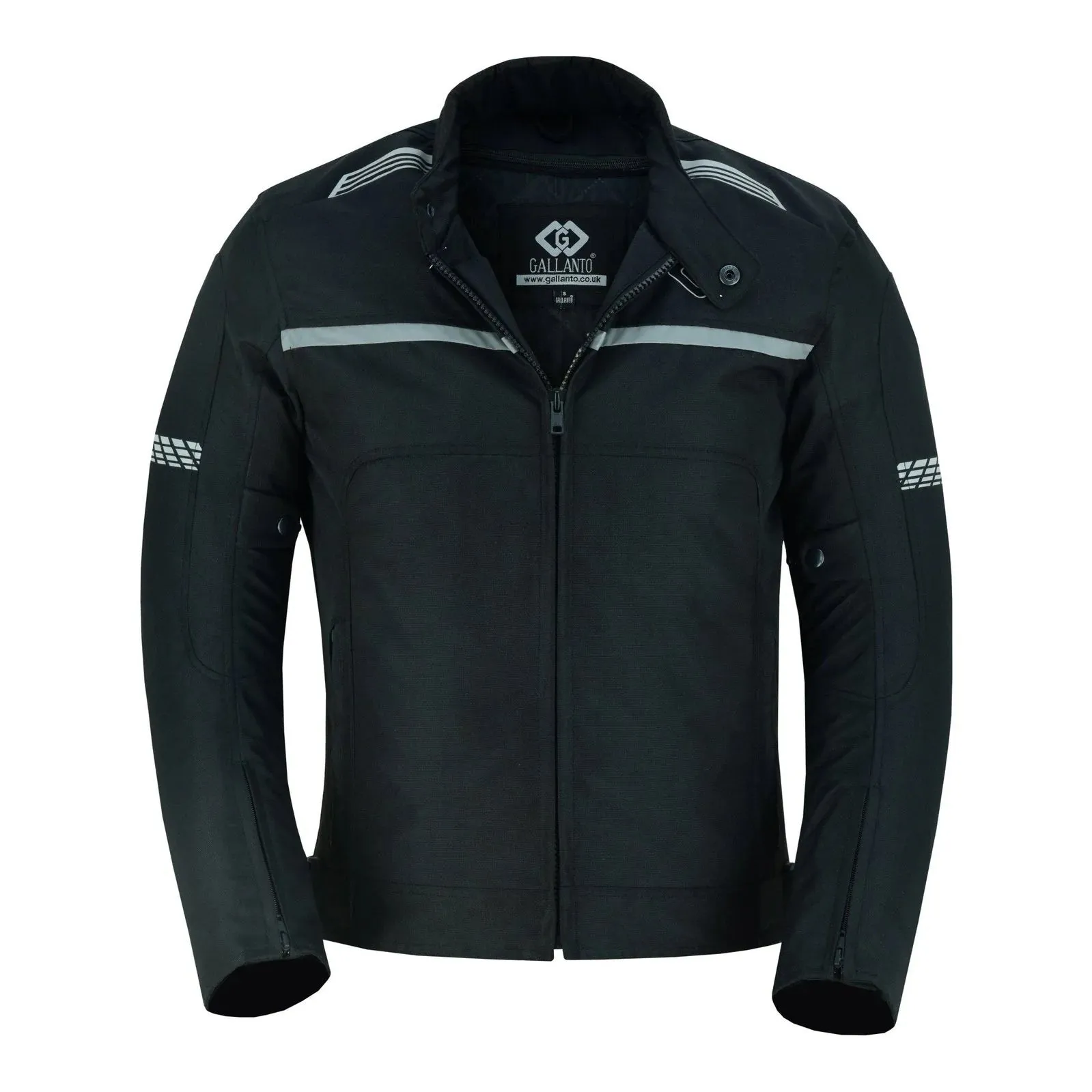 Devon Textile Reflective Motorcycle Armoured Waterproof Jacket