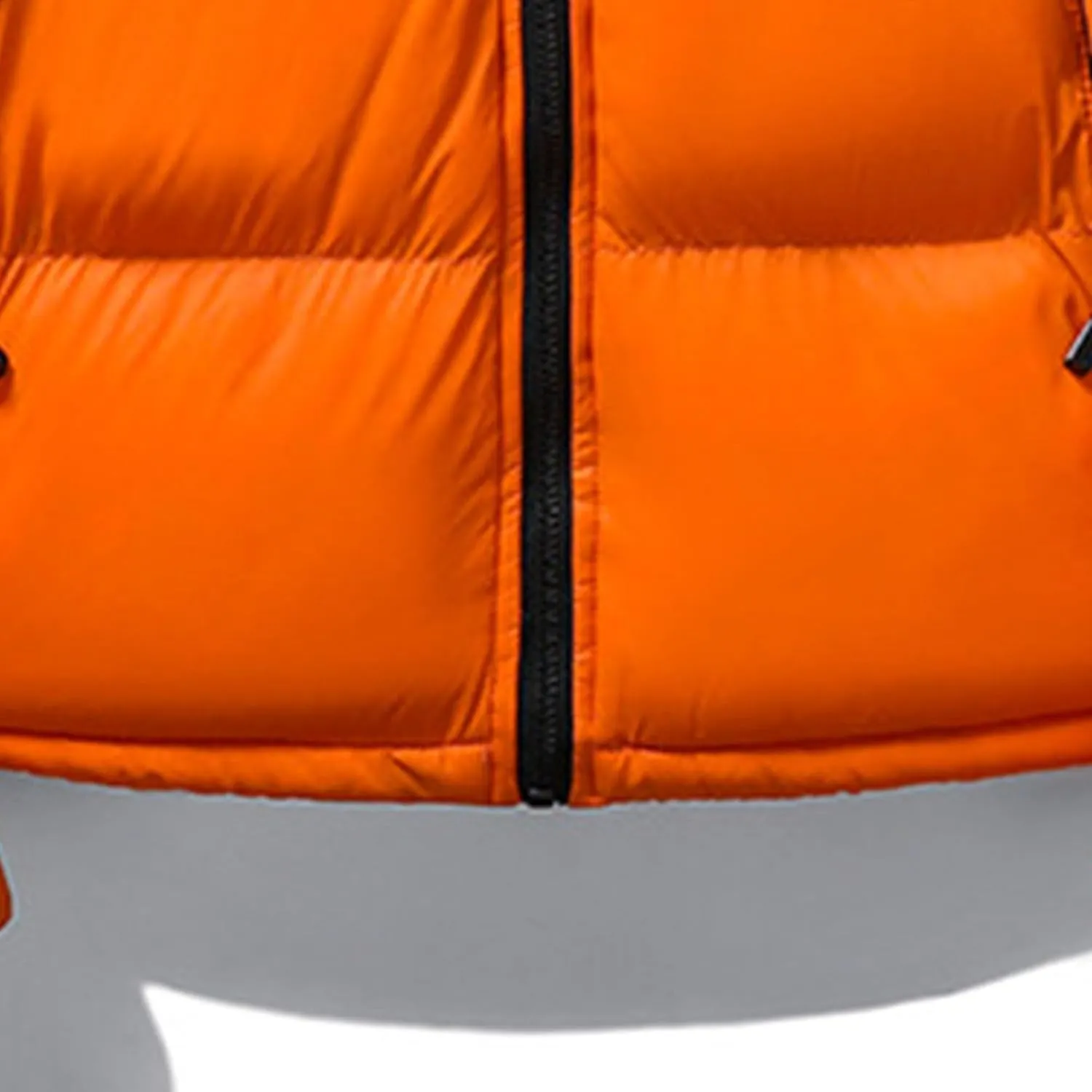 DGHM-JLMY Men's Winter Warm Thicken Coat Quilted Bubble Down Puffer Jacket zipper Stand Collar Short Down Jackets