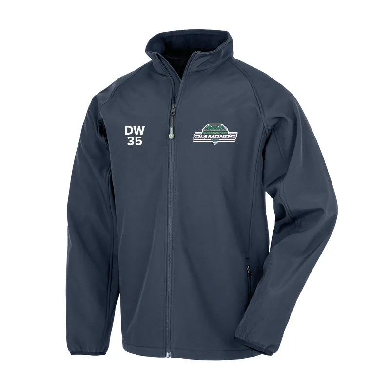 Diamonds Kids Softshell Jacket (navy)