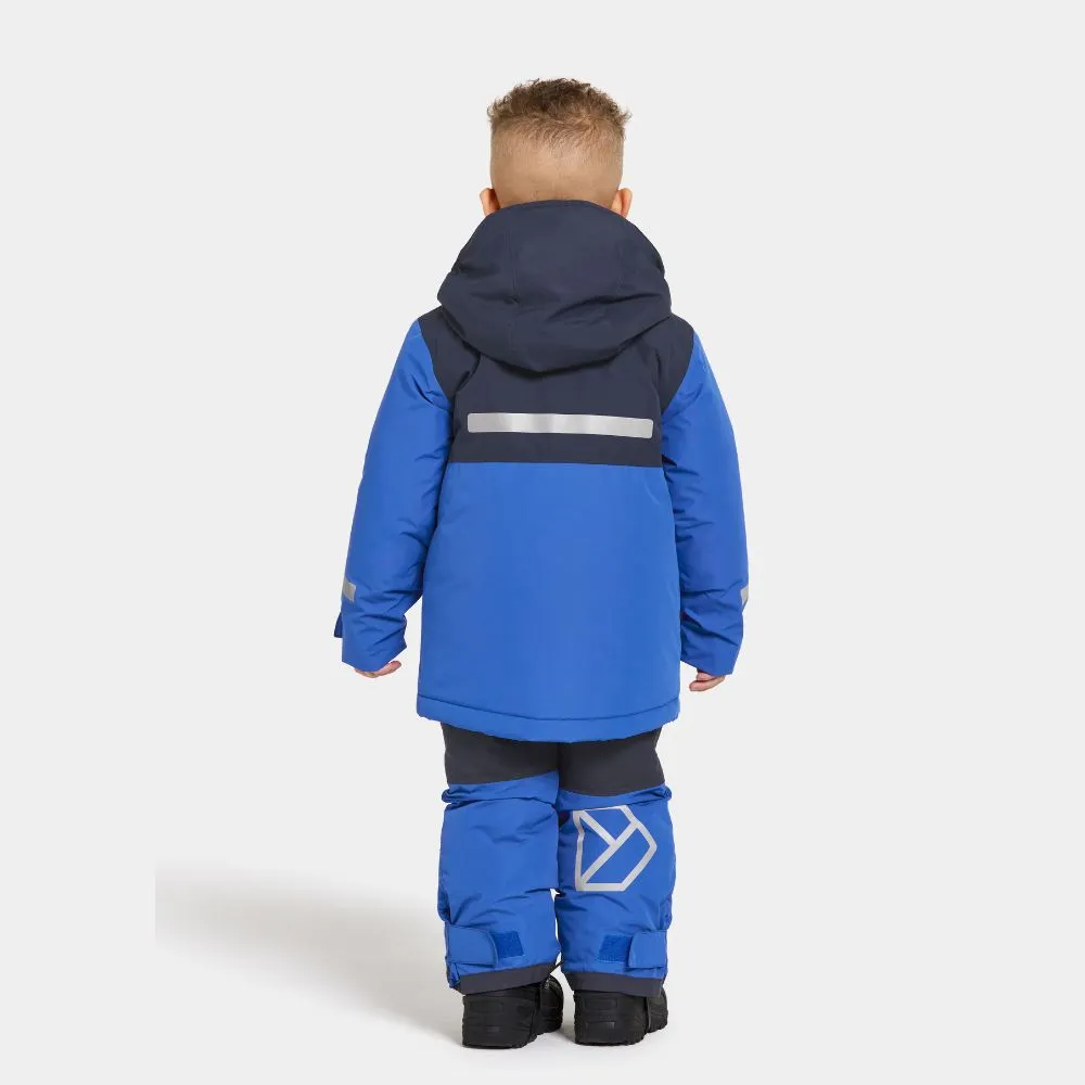 Didriksons Skare Kids Ski Jacket & Pants Set - Caribbean Blue