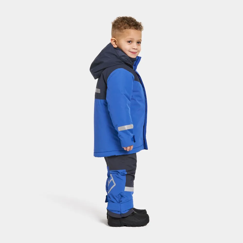 Didriksons Skare Kids Ski Jacket & Pants Set - Caribbean Blue