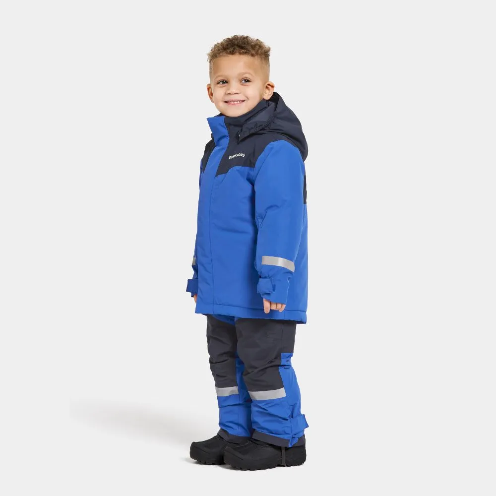 Didriksons Skare Kids Ski Jacket & Pants Set - Caribbean Blue