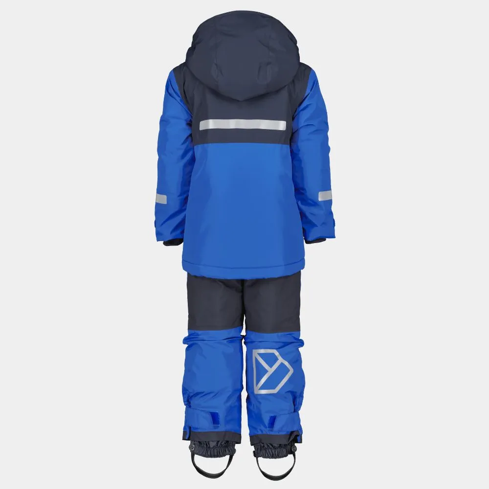 Didriksons Skare Kids Ski Jacket & Pants Set - Caribbean Blue