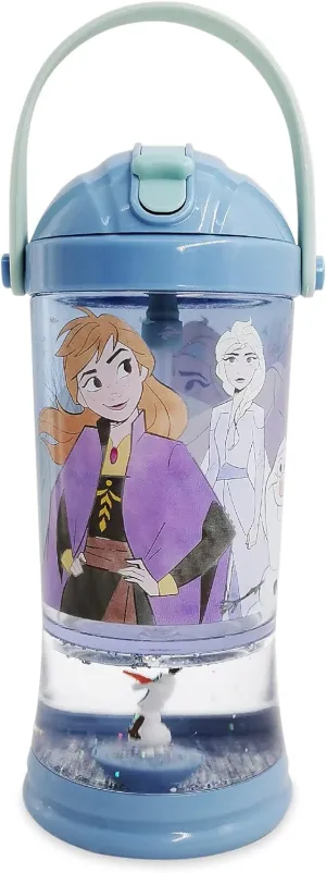 Disney Frozen snowglobe Tumbler with straw