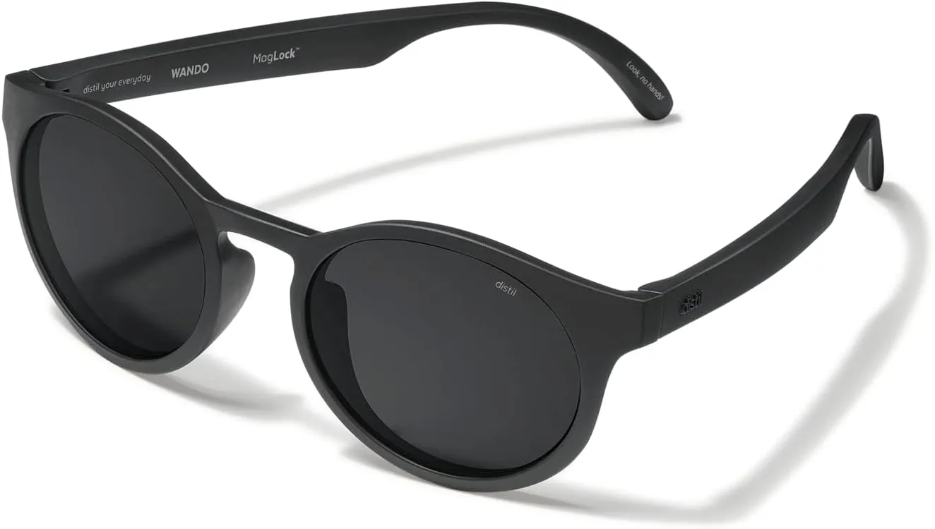 Distil Union Wando MagLock Polarized Round Sunglasses | Lightweight, Flexible and Secure