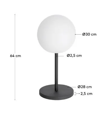 Dome Outdoor Table Lamp