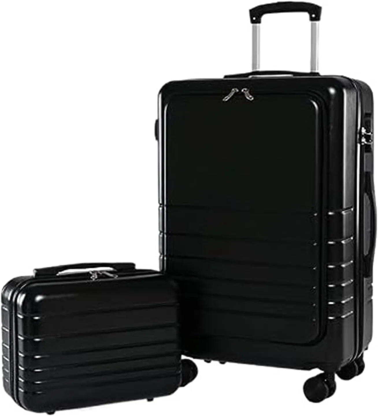 Durable Suitcase for Women Carry On Luggage 14/20in Suitcase 2 Piece Set Spinner Trolley,Durable Travel Luggage Suitcase Retro Suit Case (Color : A, Size : 20 14in)