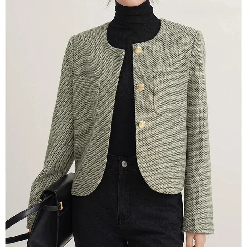 Elegant Long Sleeve Cardigan Coat for Women - EVNISI Autumn Casual Outerwear