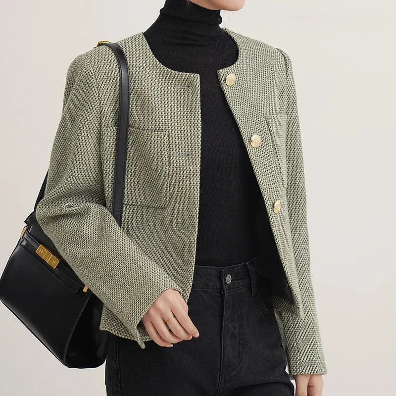 Elegant Long Sleeve Cardigan Coat for Women - EVNISI Autumn Casual Outerwear