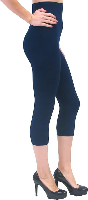 ELIETIAN High-Waist Capri Leggings Extended-Fit