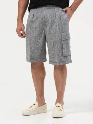 ELWIN CARGO SHORTS IN GREY