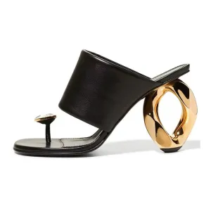 Eowyn Rhinestone Toe Post Sandals - 6 Colors