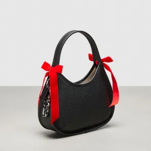 Ergo Bag In Coachtopia Leather With Velvet Bows