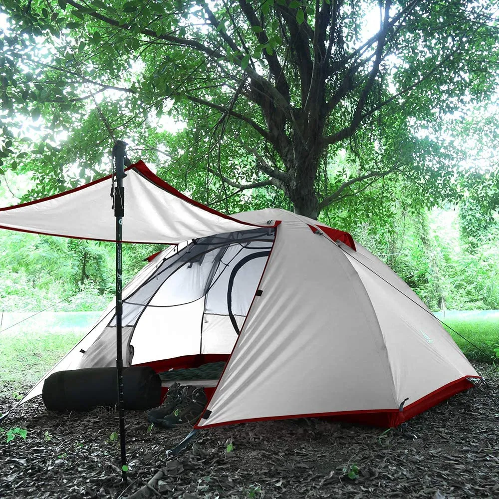 Explore the Outdoors with Forceatt Camping Tents: Waterproof, Ultralight, and Easy to Set Up. Perfect for 2 or 4 Persons, Ideal for Trekking, Outdoor Adventures, and Festivals in Any Season