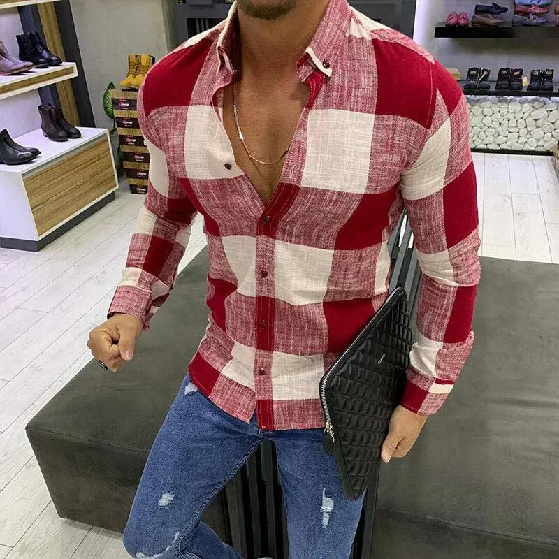 Fashion Plaid Casual Shirt