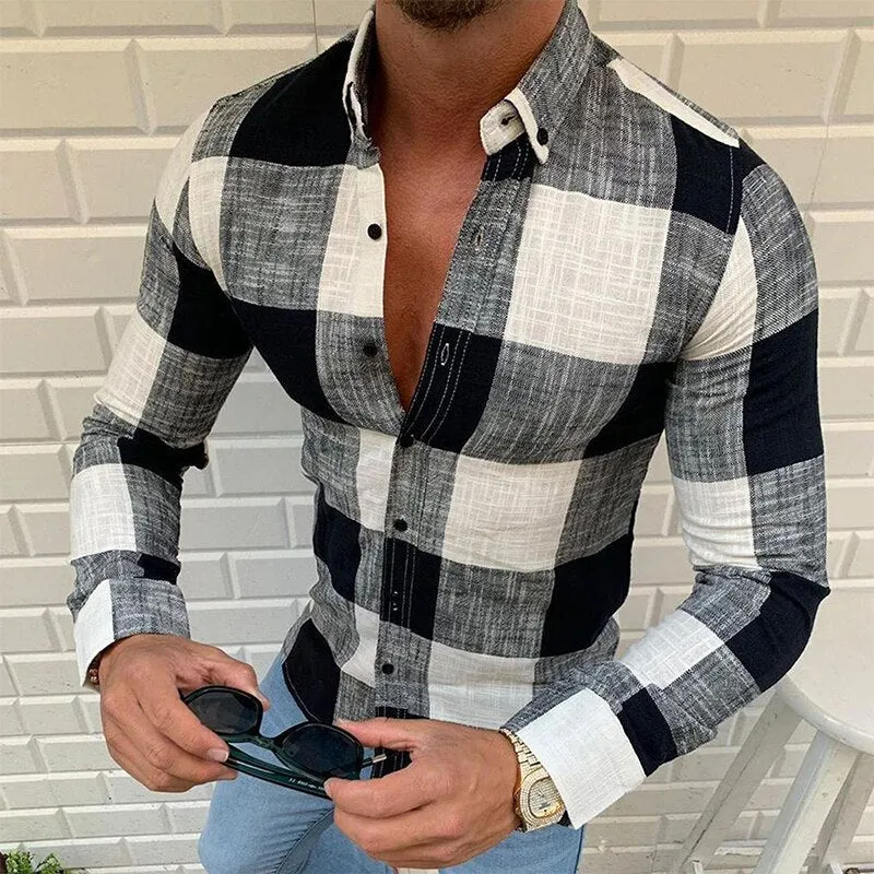 Fashion Plaid Casual Shirt