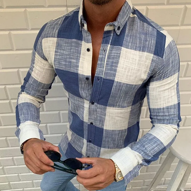 Fashion Plaid Casual Shirt