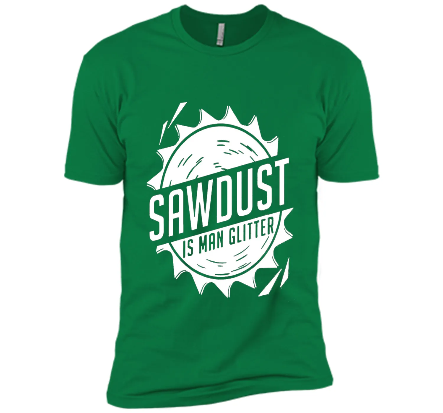 Fathers Day Gifts - Sawdust Is Man Glitter T-Shirt