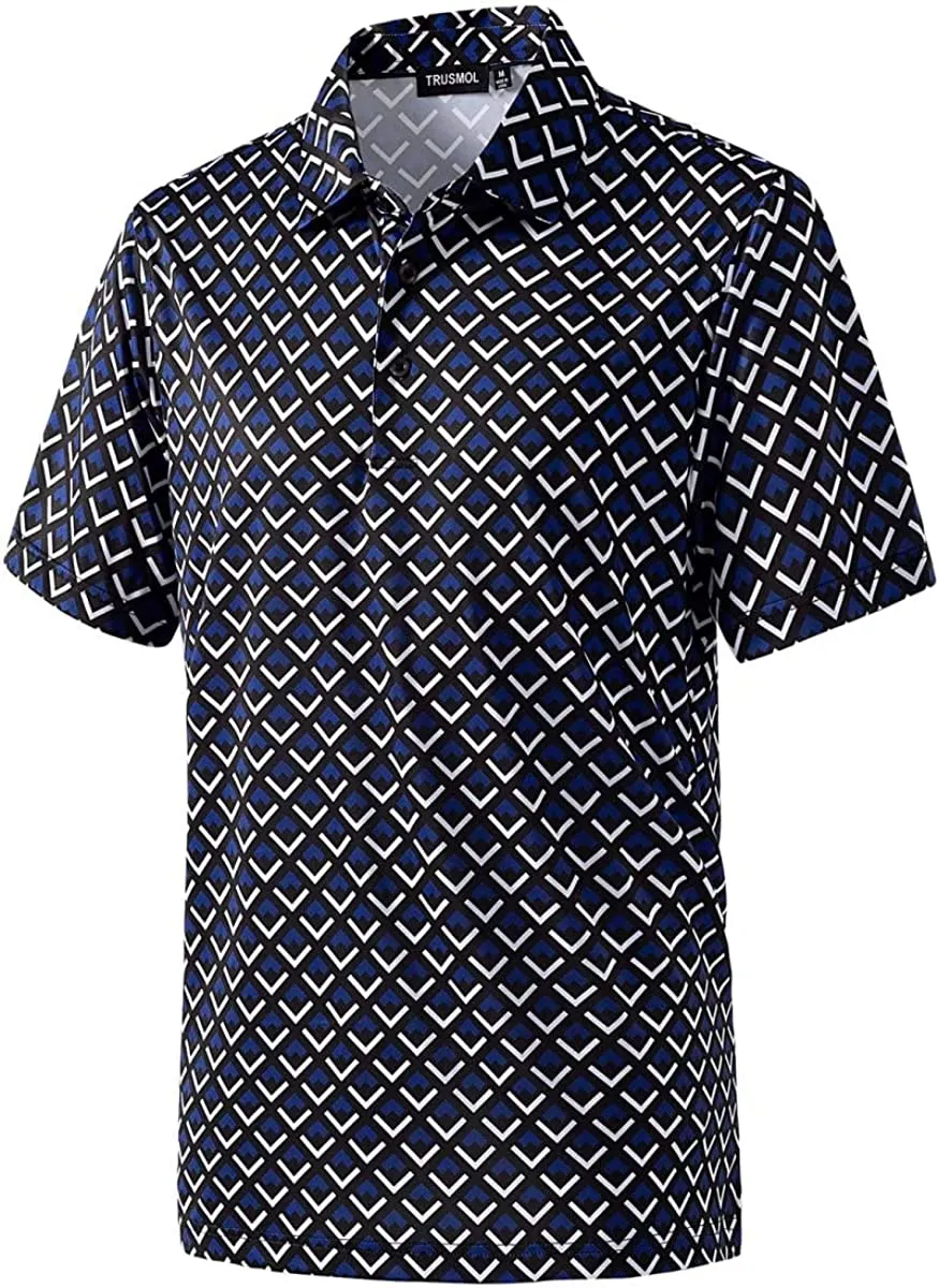 Fit Moisture Wicking Short Sleeve Golf Shirts