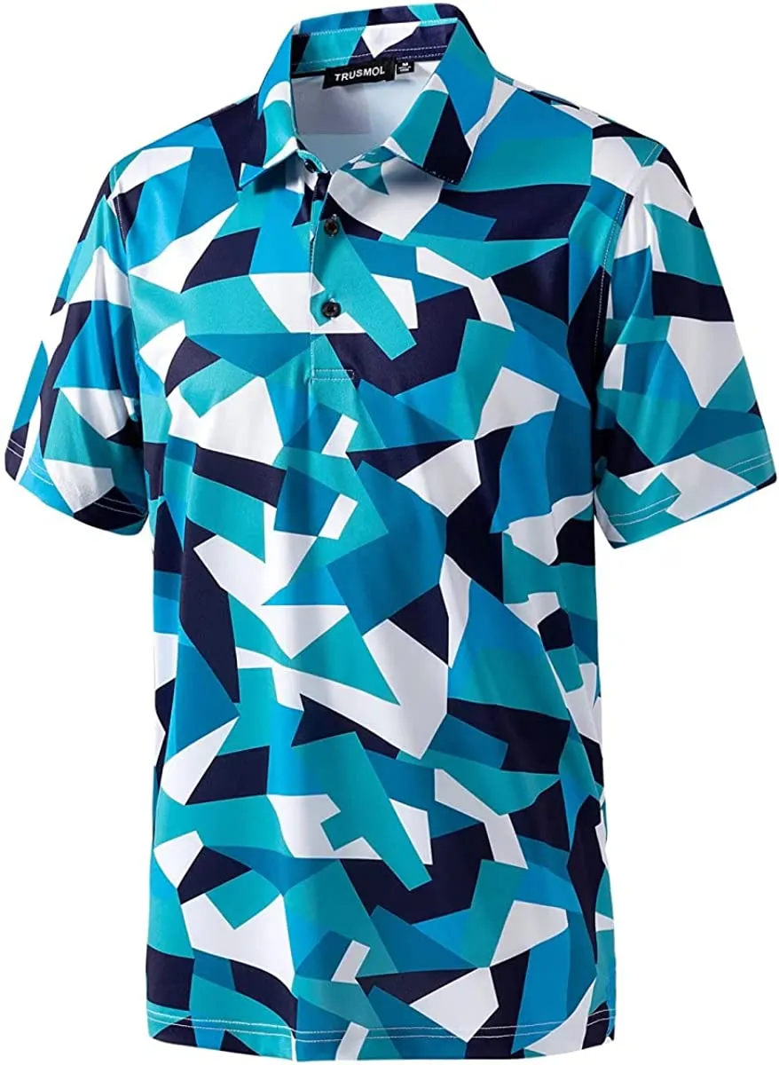 Fit Moisture Wicking Short Sleeve Golf Shirts