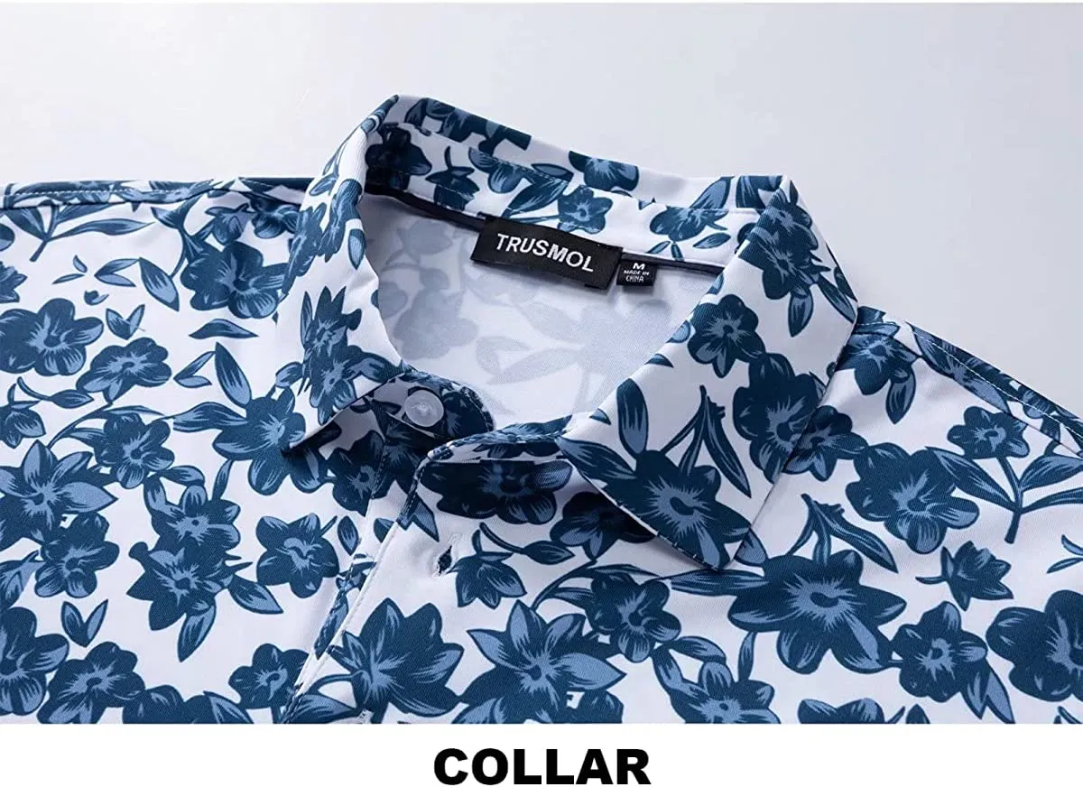 Fit Moisture Wicking Short Sleeve Golf Shirts
