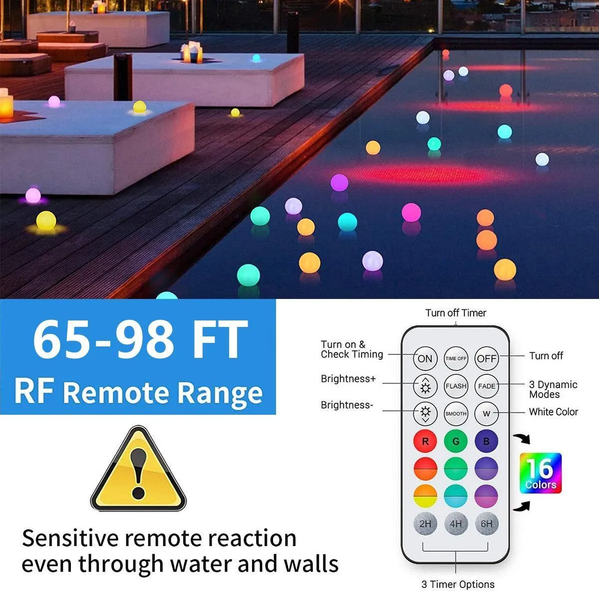 Floating Pool Lights (4pcs)