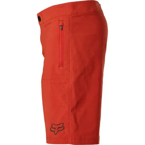 Fox Youth Ranger Red Shorts With Liner