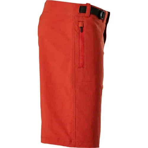Fox Youth Ranger Red Shorts With Liner