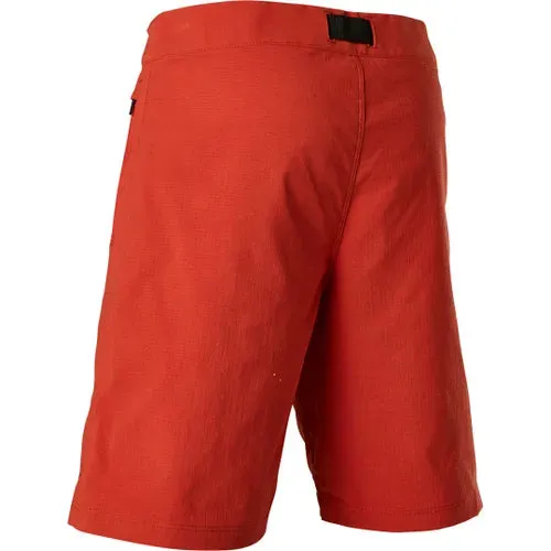 Fox Youth Ranger Red Shorts With Liner