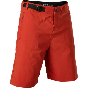 Fox Youth Ranger Red Shorts With Liner