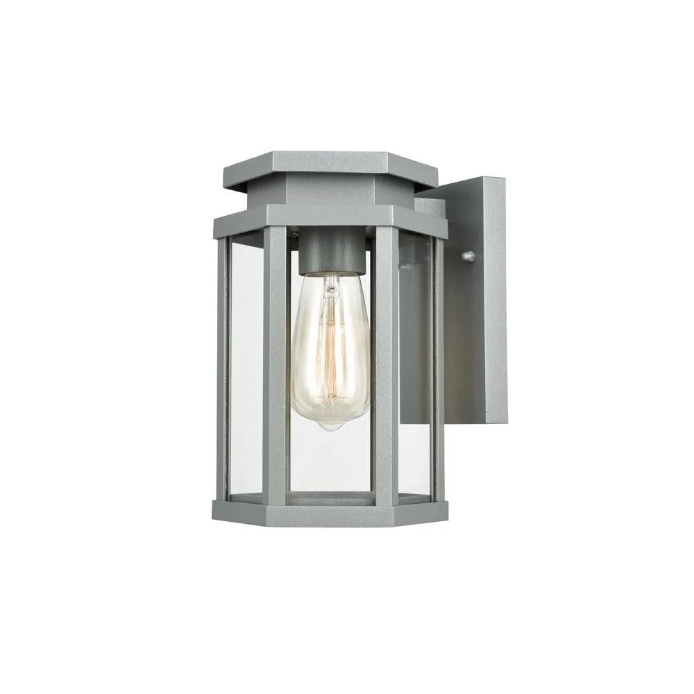 Franklite EXT6623 Alfresco Outside 1 Light Wall Bracket Grey