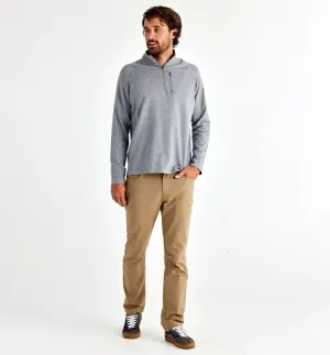 Free Fly M Bamboo Heritage Fleece 1/4 Zip HEATHER GRAPHITE